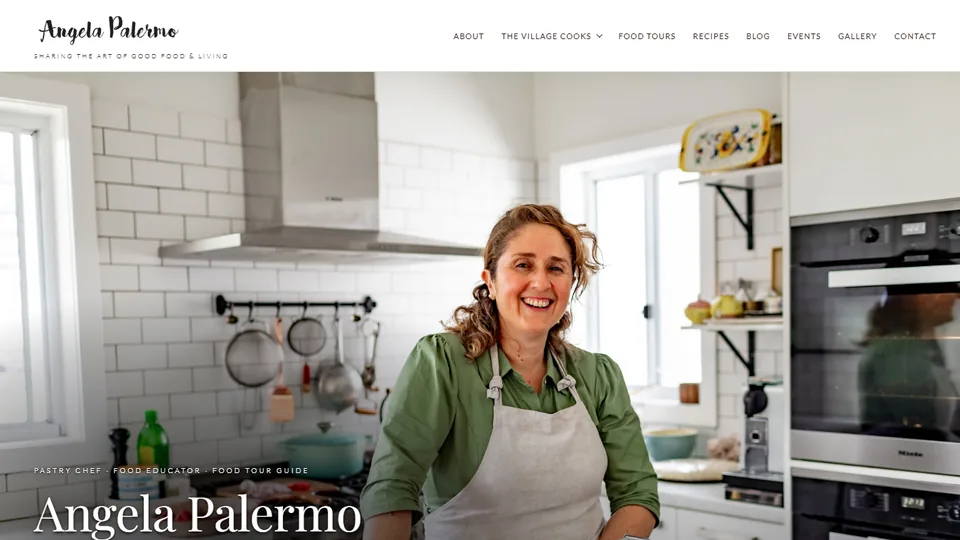 Angela Palermo – The Village Cooks website preview