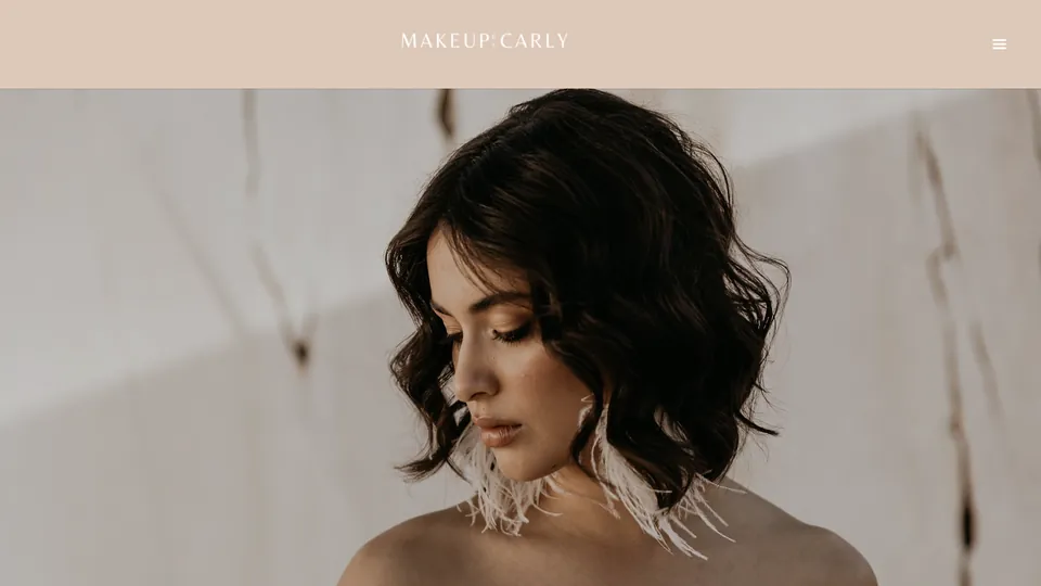 Make up by Carly website preview